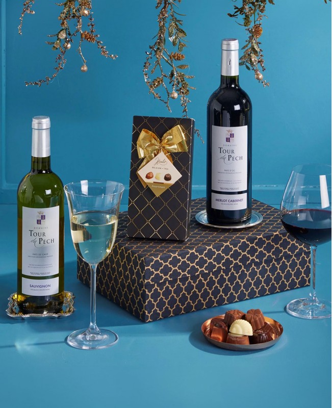 Thank You at Christmas Gift Basket